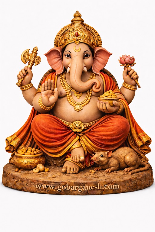 गजानन Gajanana murti – Buy Eco-Friendly Ganesha Online (Copy)